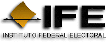 Logo del IFE.